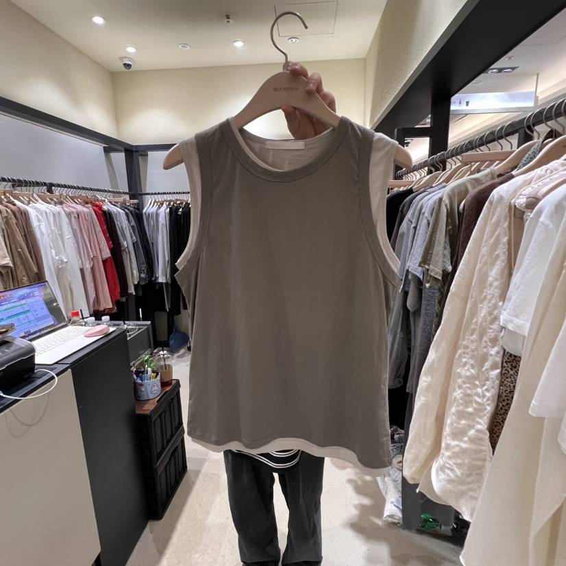 SELF SERVICE韓國㊣直郵東大門代購女裝新款休閑熱賣吊帶背心SELF SERVICE吊帶/背心