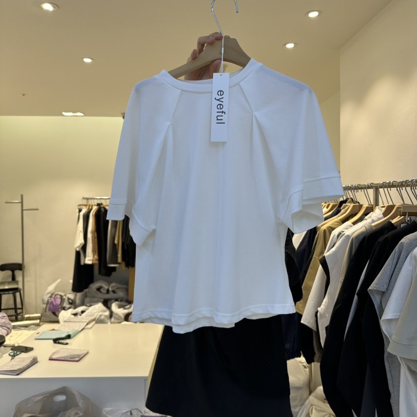 EYEFUL-Q韓國㊣直郵東大門代購女裝新款25春夏人氣休閑T恤eyefulT恤