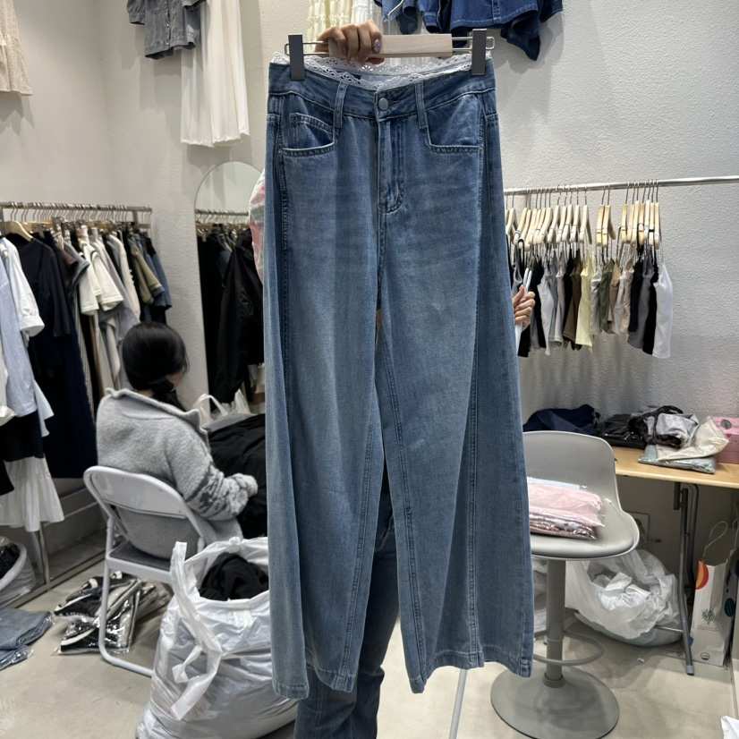 HOT PLACE韓國㊣直郵東大門代購女裝新品25春夏熱賣牛仔褲HOT PLACE/DREAM GIRIS牛仔褲