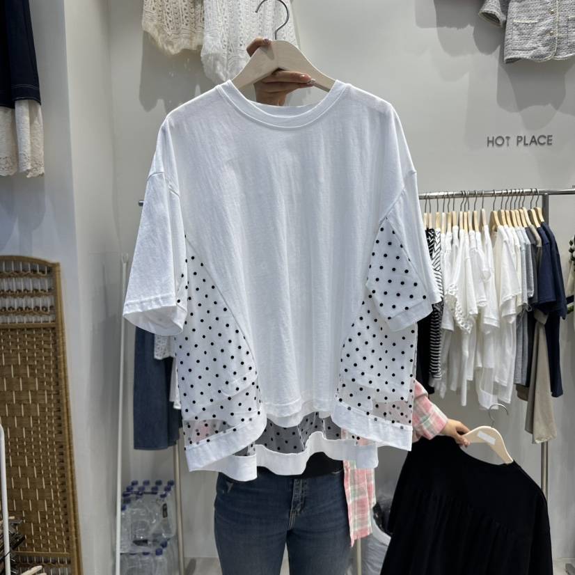 HOT PLACE韓國㊣直郵東大門代購女裝新品熱賣時尚推薦25春夏T恤HOT PLACE/DREAM GIRIST恤