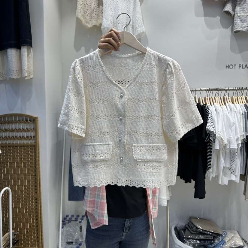 HOT PLACE直郵韓國代購㊣女裝新品人氣25春夏熱賣襯衫蕾絲衫HOT PLACE/DREAM GIRIS襯衫/蕾絲衫