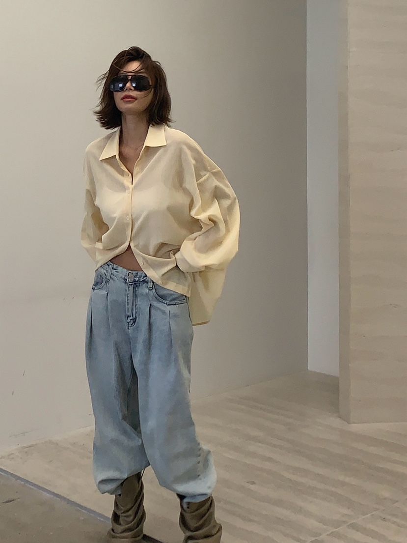 PARIS MATCH韓國直郵女裝新款人氣熱賣真品襯衫蕾絲衫透明PARIS MATCH襯衫/蕾絲衫