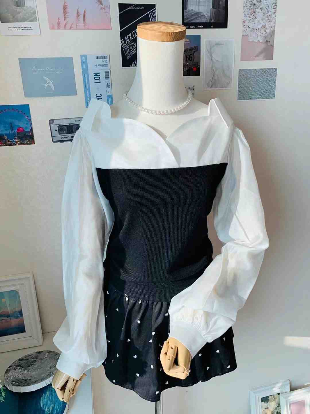 ITCLO-잇클로-T韓國直郵女裝新款真品人氣熱賣襯衫蕾絲衫ITCLO襯衫/蕾絲衫