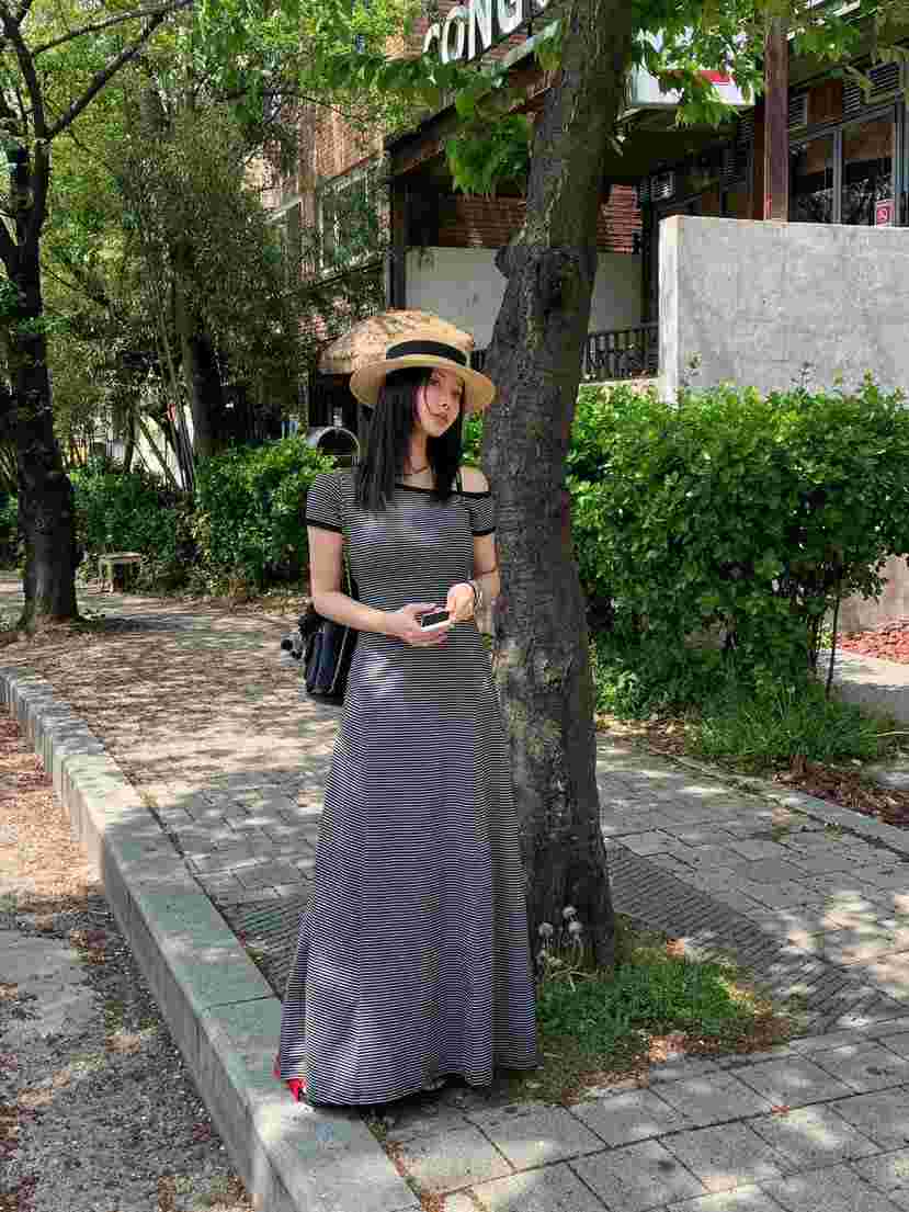 REVE CITE-L東大門直郵女裝新款25春夏真品休閑推薦連衣裙REVE CITE連衣裙