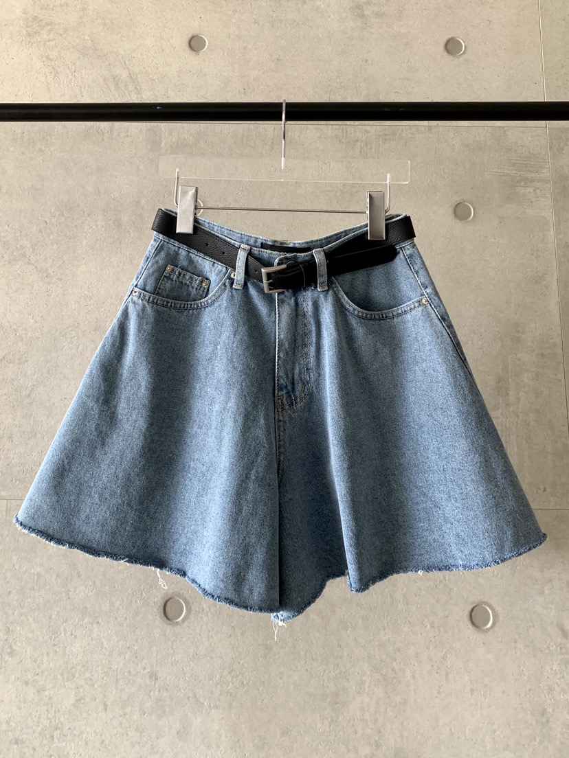 DAVICHI韓國直郵女裝新品25春夏推薦人氣休閑短褲含隨機腰帶DAVICHI短褲