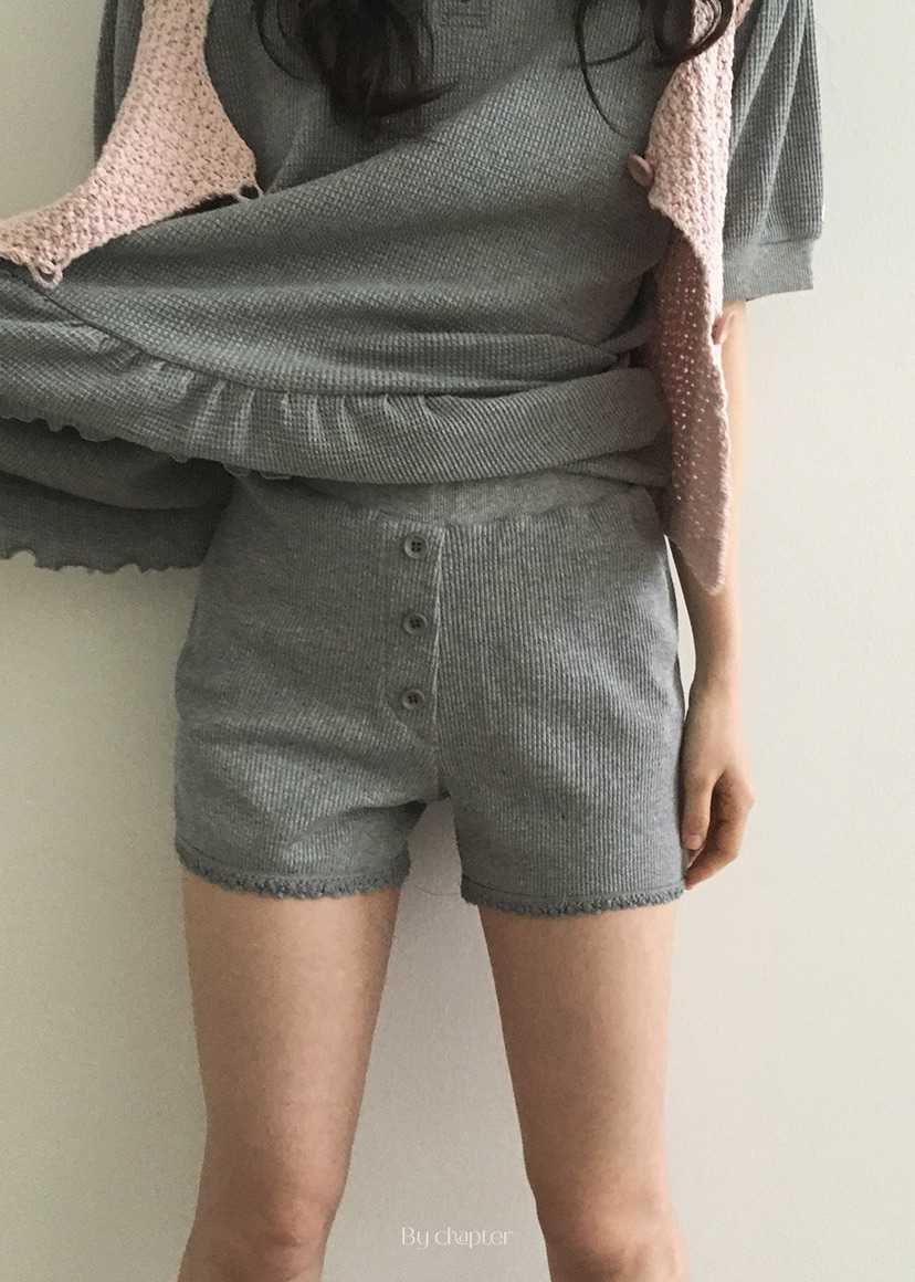 BY CHAPTER韓國代購女裝新品25春夏職業人氣時尚真品熱賣短褲Chapter短褲