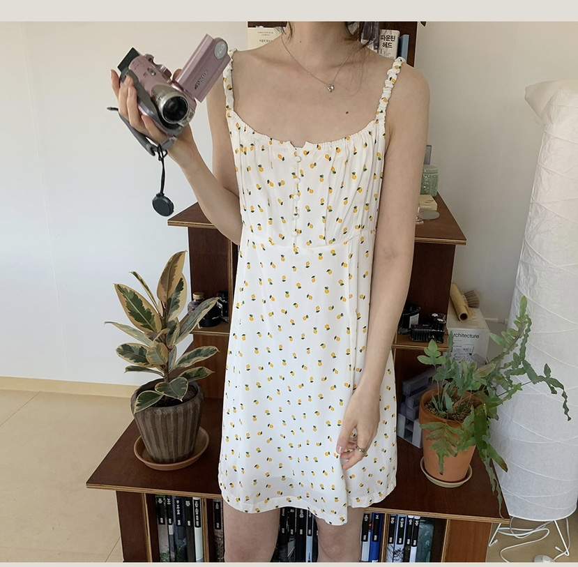 FRILL-T東大門實拍女裝新款真品休閑25春夏熱賣時尚連衣裙FRILL-T連衣裙
