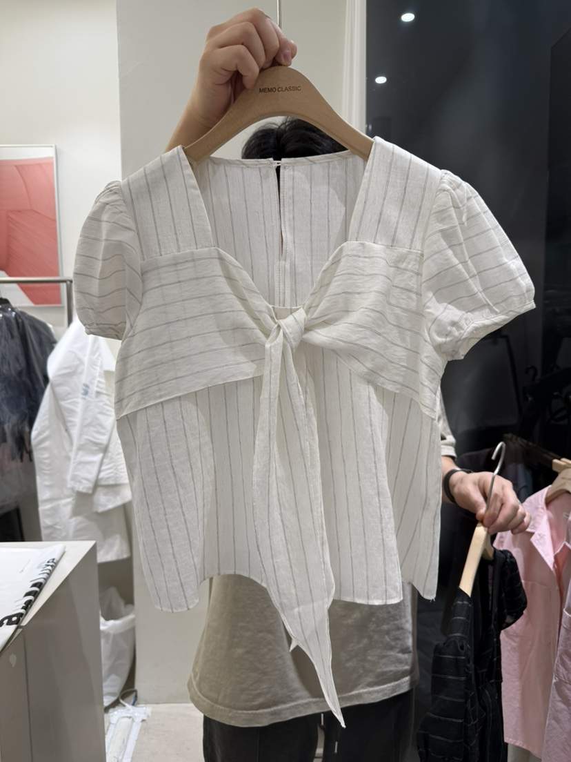 MEMO CLASSIC東大門直郵女裝新品推薦25春夏人氣襯衫蕾絲衫MEMO CLASSIC襯衫/蕾絲衫