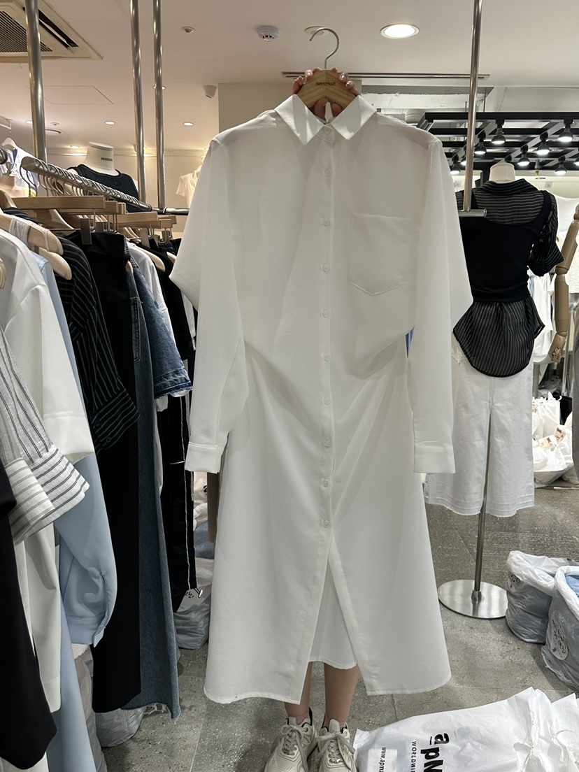 INSSENSE-A韓國直郵女裝新款真品25春夏推薦人氣連衣裙長款INSSENSE-A連衣裙