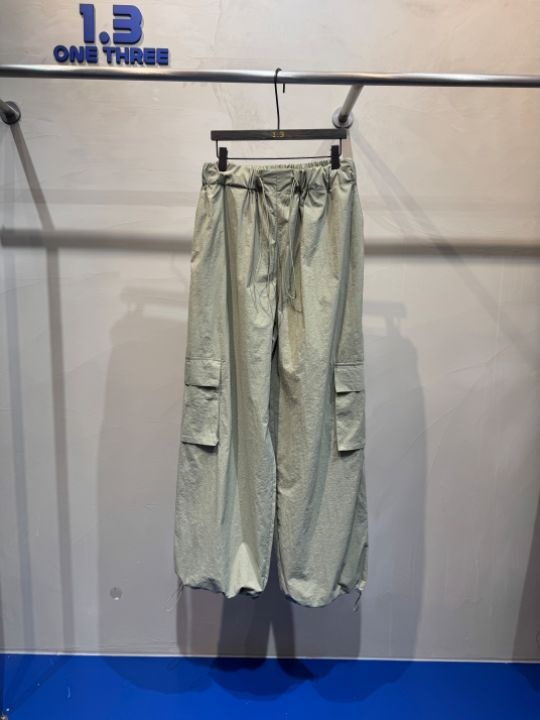 1.3韓國直郵女士新品職業推薦25春夏真品時尚休閑褲工裝褲1.3休閑褲