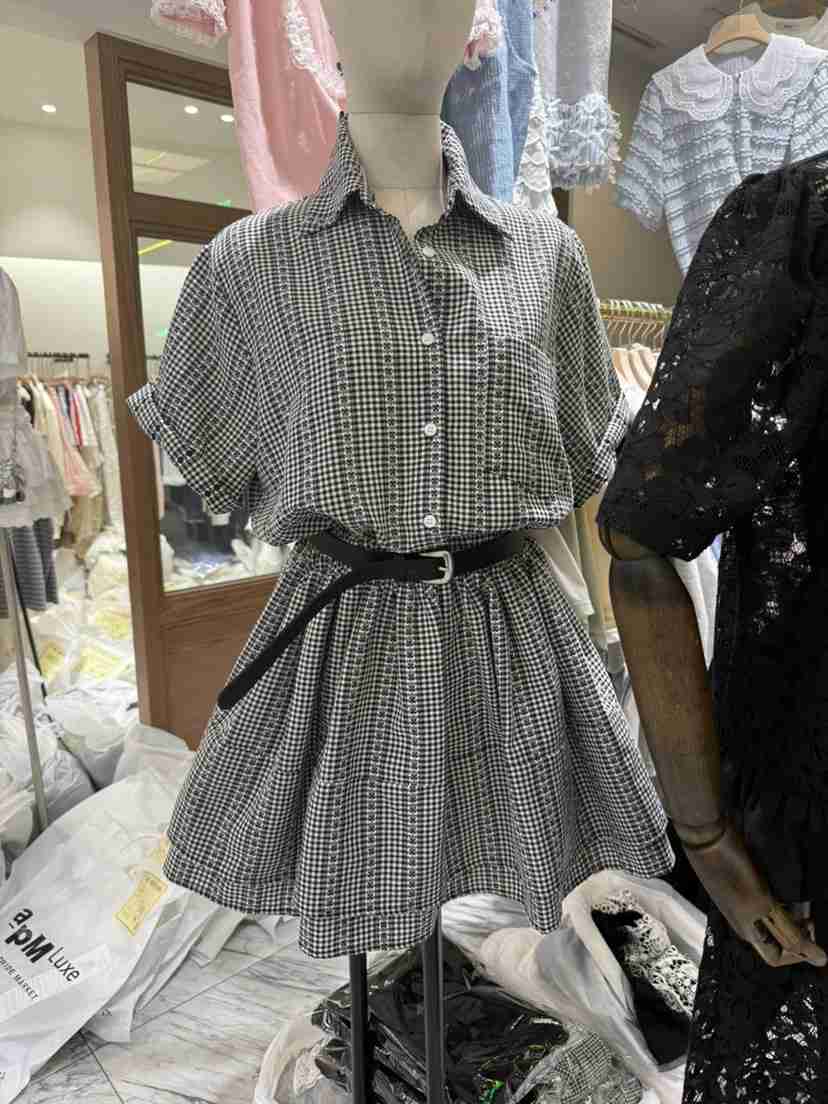 BE&amp;BE東大門直郵女士新款熱賣時尚人氣職業連衣裙腰帶BE&be連衣裙