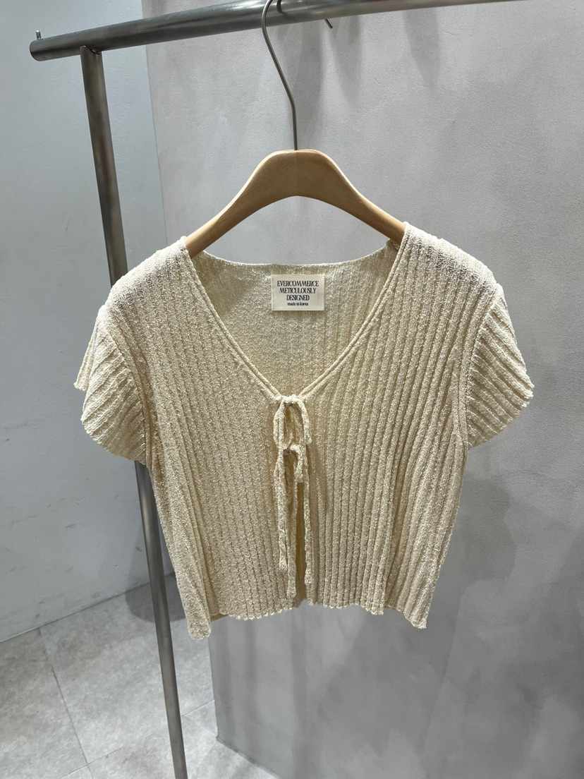 EVERCOMMERCE METICULOUSLY DESIGNED韓國代購女士新品25春夏針織衫EVERCOMMERCE METICULOUSLY DESIGNED針織衫