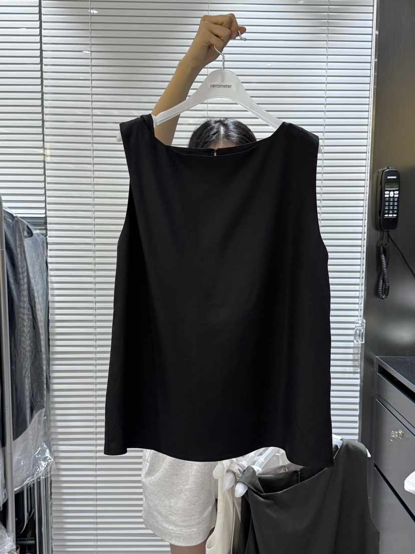 CM東大門直郵女裝新品25春夏真品熱賣職業推薦吊帶背心亞麻CM吊帶/背心