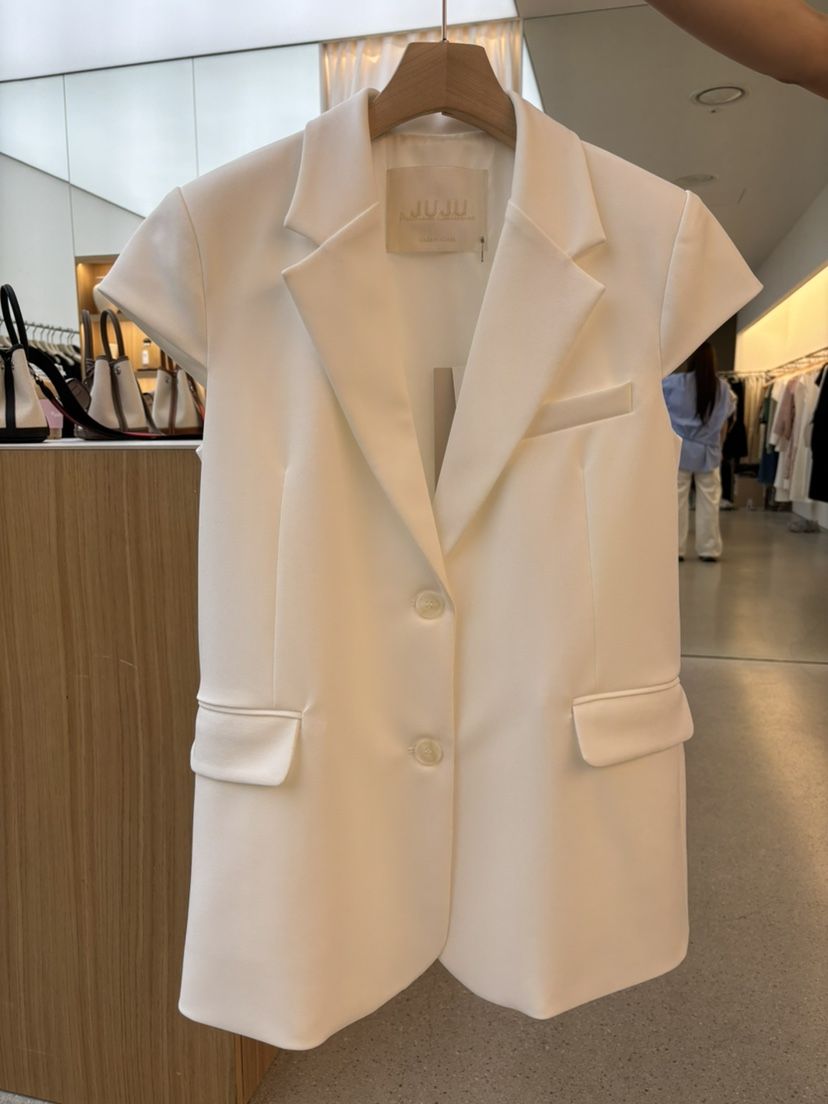 JUJU東大門代購女裝新品推薦人氣時尚25春夏真品職業休閑夾克JUJU夾克