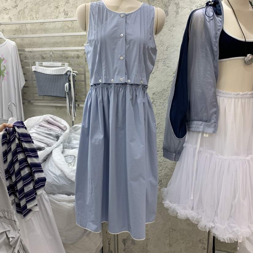 SOLD OUT東大門實拍女裝新品人氣熱賣真品推薦連衣裙可拆卸SOLD OUT連衣裙