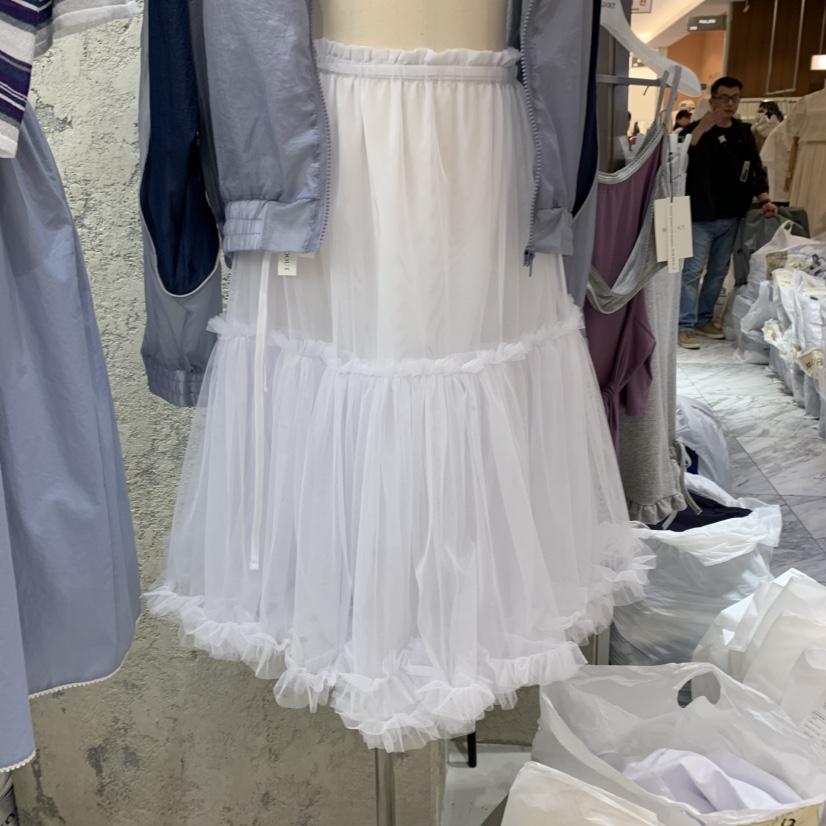 SOLD OUT東大門實拍女士新品真品人氣時尚半身裙中短裙透視SOLD OUT半身裙/中短裙