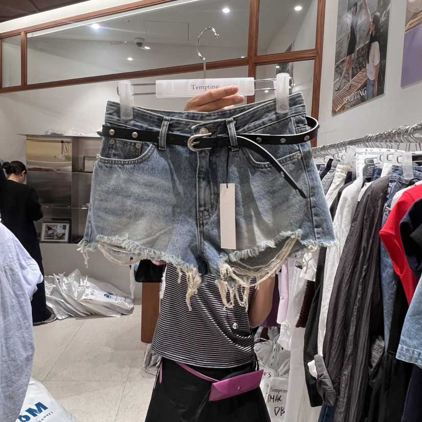 TEMPTING東大門代購女士新品時尚熱賣25春夏推薦短褲不含腰帶TEMPTING短褲
