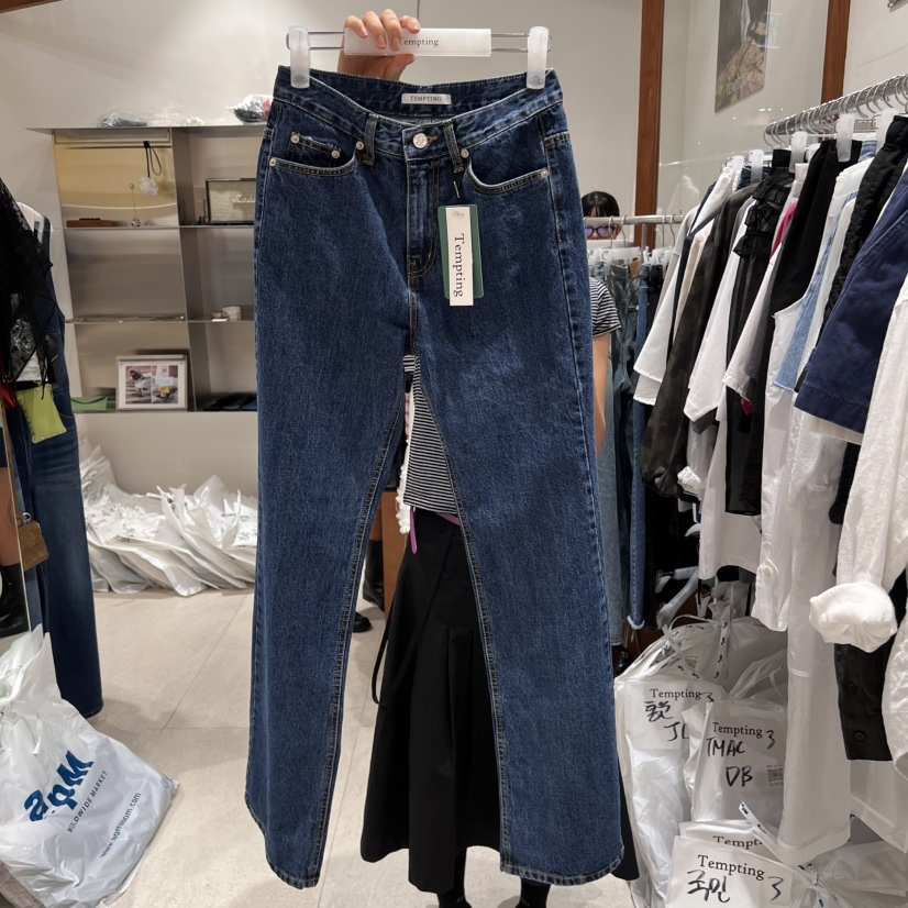 TEMPTING東大門代購女士新品職業真品休閑推薦時尚熱賣牛仔褲TEMPTING牛仔褲