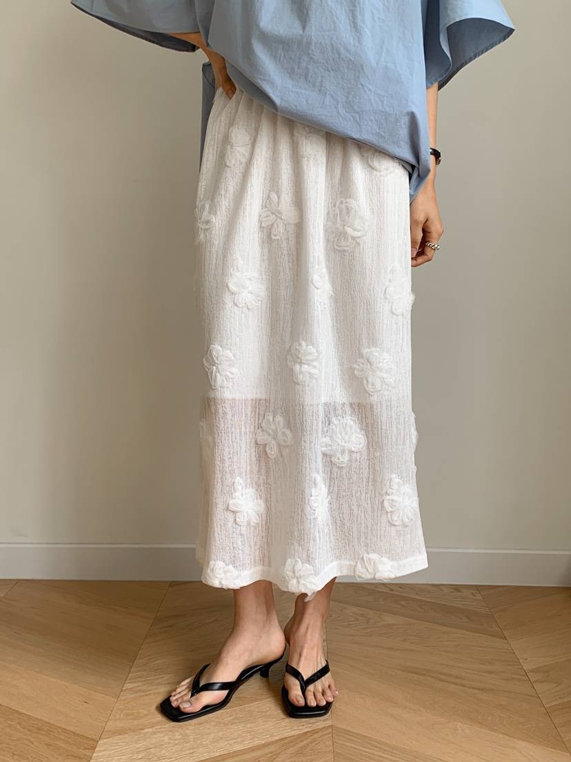 GOYOU直郵韓國代購㊣女裝新品時尚人氣休閑25春夏熱賣推薦長裙de goyou長裙