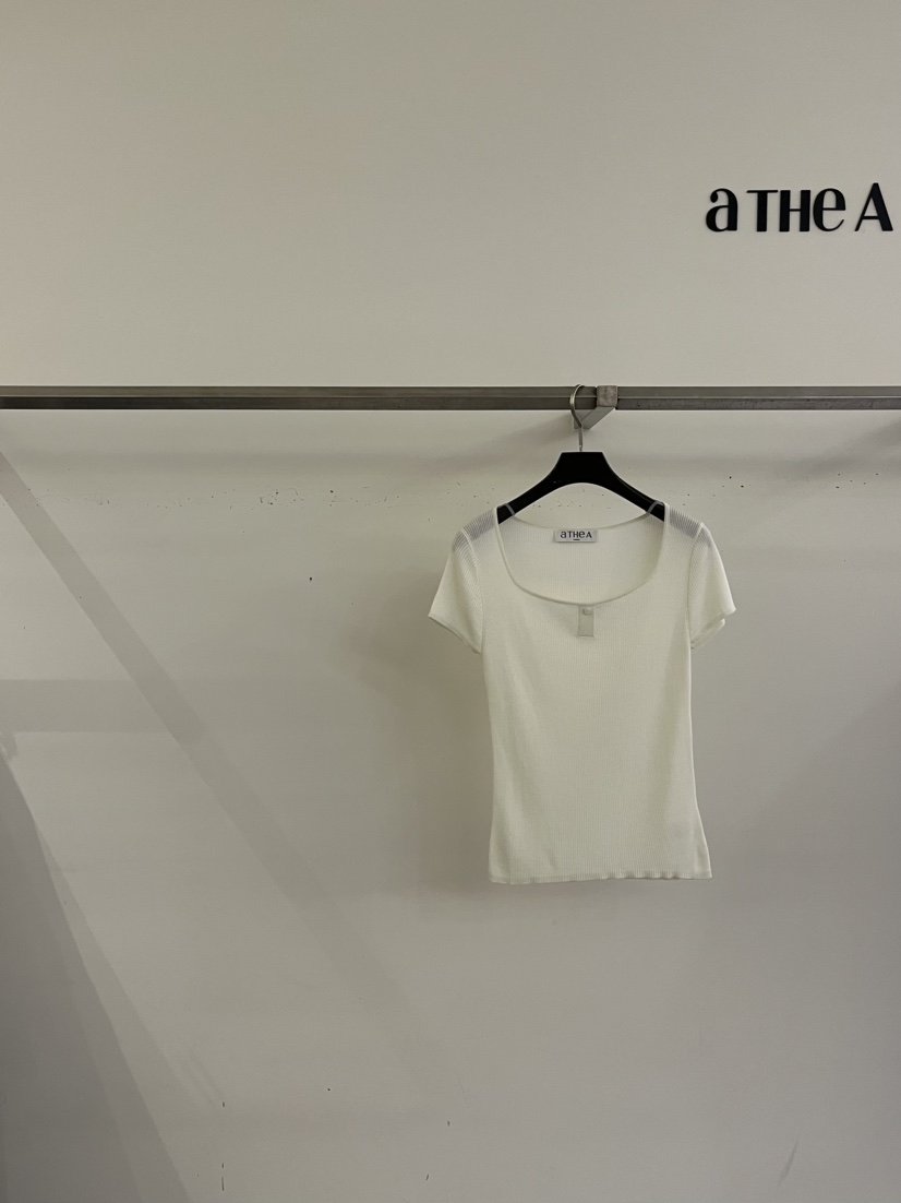 ATHEA韓國㊣直郵東大門代購女裝新品推薦人氣時尚休閑25春夏T恤ATHEAT恤