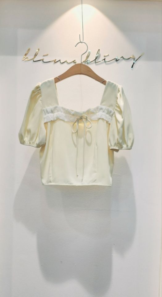BLING BLING-S韓國直郵㊣女裝新品時尚休閑人氣襯衫蕾絲衫BLING BLING-S襯衫/蕾絲衫