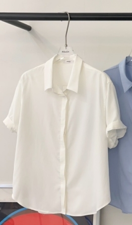 POUCH直郵韓國代購㊣女裝新品時尚推薦25春夏人氣襯衫蕾絲衫POUCH襯衫/蕾絲衫