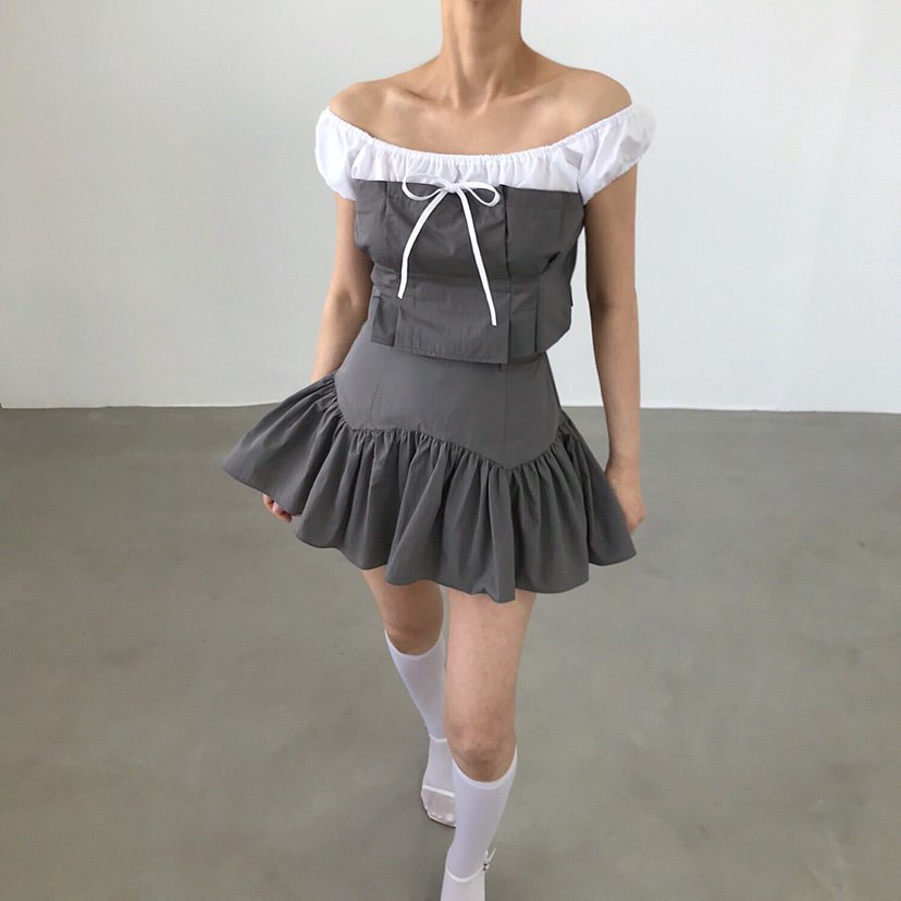 2TWO MOON直郵韓國代購㊣女裝新款時尚熱賣25春夏襯衫蕾絲衫2TWO MOON襯衫/蕾絲衫