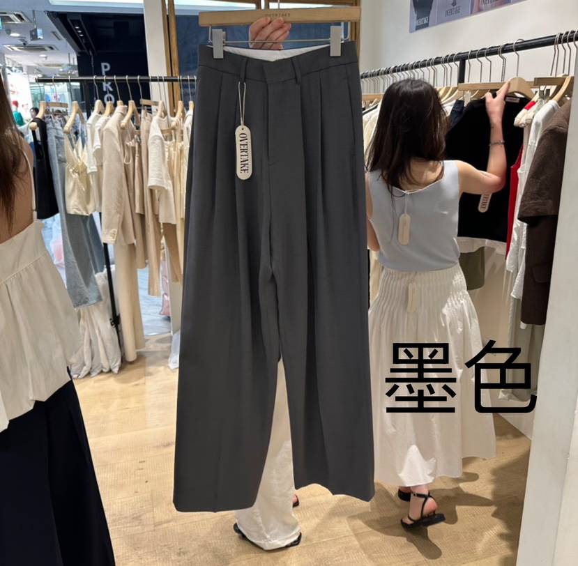 OVERTAKE韓國㊣直郵東大門代購女裝新款時尚休閑人氣休閑褲OVERTAKE休閑褲
