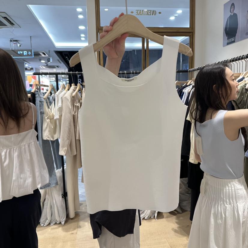 OVERTAKE韓國直郵㊣女裝新款人氣熱賣推薦25春夏休閑吊帶背心OVERTAKE吊帶/背心