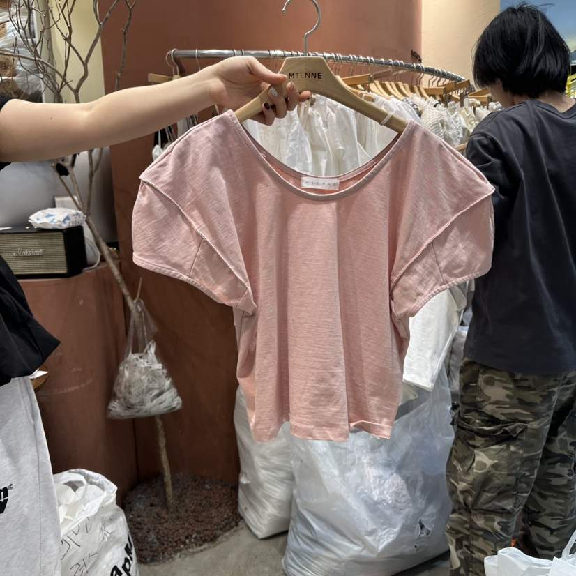 MIENNE韓國直郵㊣東大門實拍女裝新品休閑推薦熱賣時尚25春夏T恤MIENNET恤