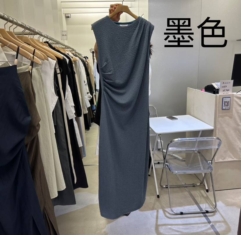 AMON韓國直郵㊣東大門實拍女裝新款熱賣25春夏時尚休閑連衣裙AMON連衣裙