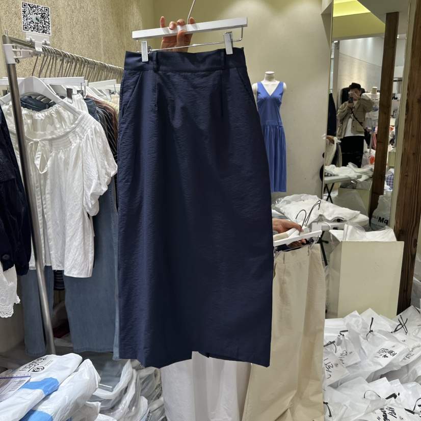 REFLAT韓國㊣直郵東大門代購女裝新品推薦休閑時尚25春夏長裙REFLAT長裙