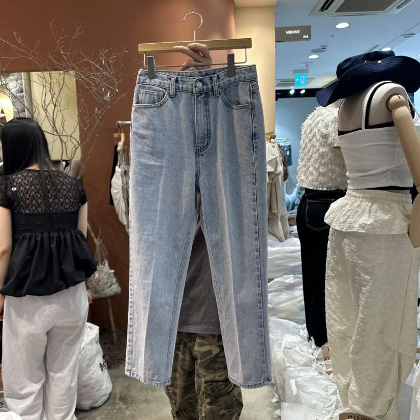 MIENNE直郵韓國代購㊣女裝新品休閑熱賣25春夏推薦人氣牛仔褲MIENNE牛仔褲