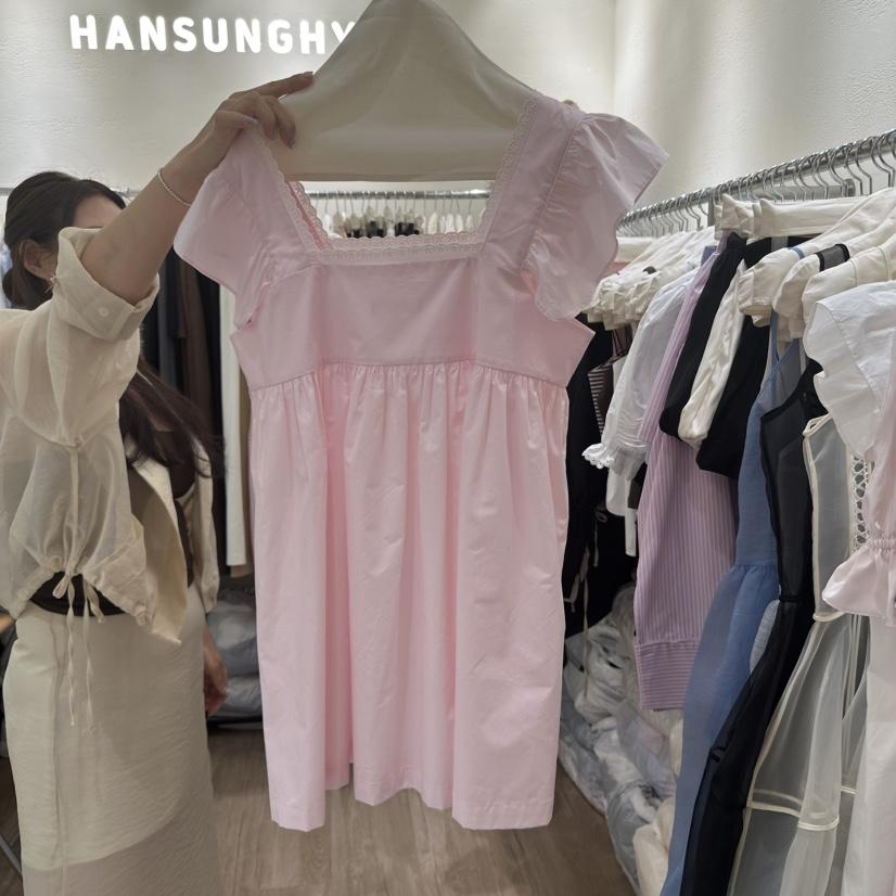 HANSUNGHYUN韓國㊣直郵東大門代購女裝新品休閑25春夏吊帶背心HANSUNGHYUN吊帶/背心