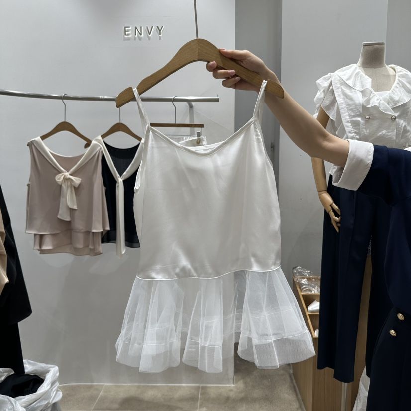 ENVY韓國㊣直郵東大門代購女裝新款25春夏休閑推薦吊帶背心ENVY吊帶/背心