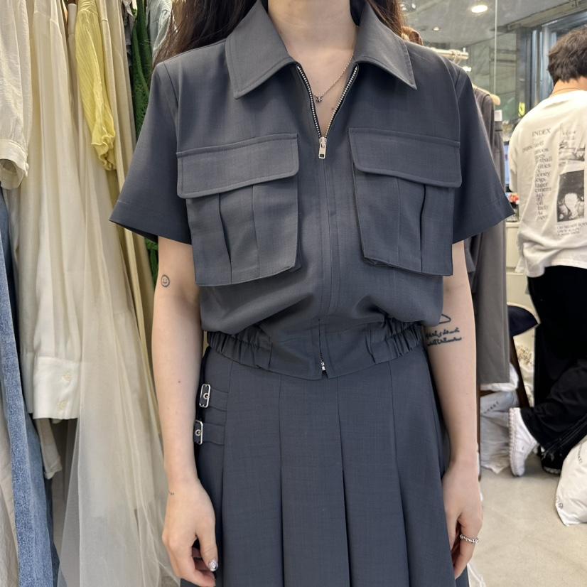 FOUNDATION韓國直郵㊣東大門實拍女裝新品熱賣推薦25春夏夾克FOUNDATION夾克