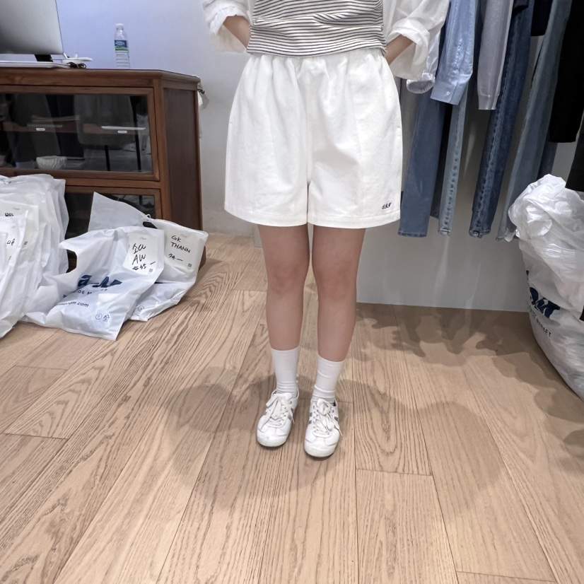 OURIN韓國直郵㊣女裝新款休閑推薦熱賣時尚25春夏人氣短褲OURIN短褲