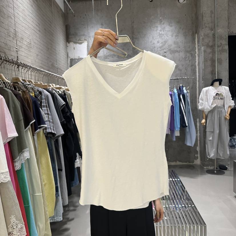 JUNI直郵韓國代購㊣女裝新品25春夏推薦人氣時尚休閑吊帶背心my juni吊帶/背心