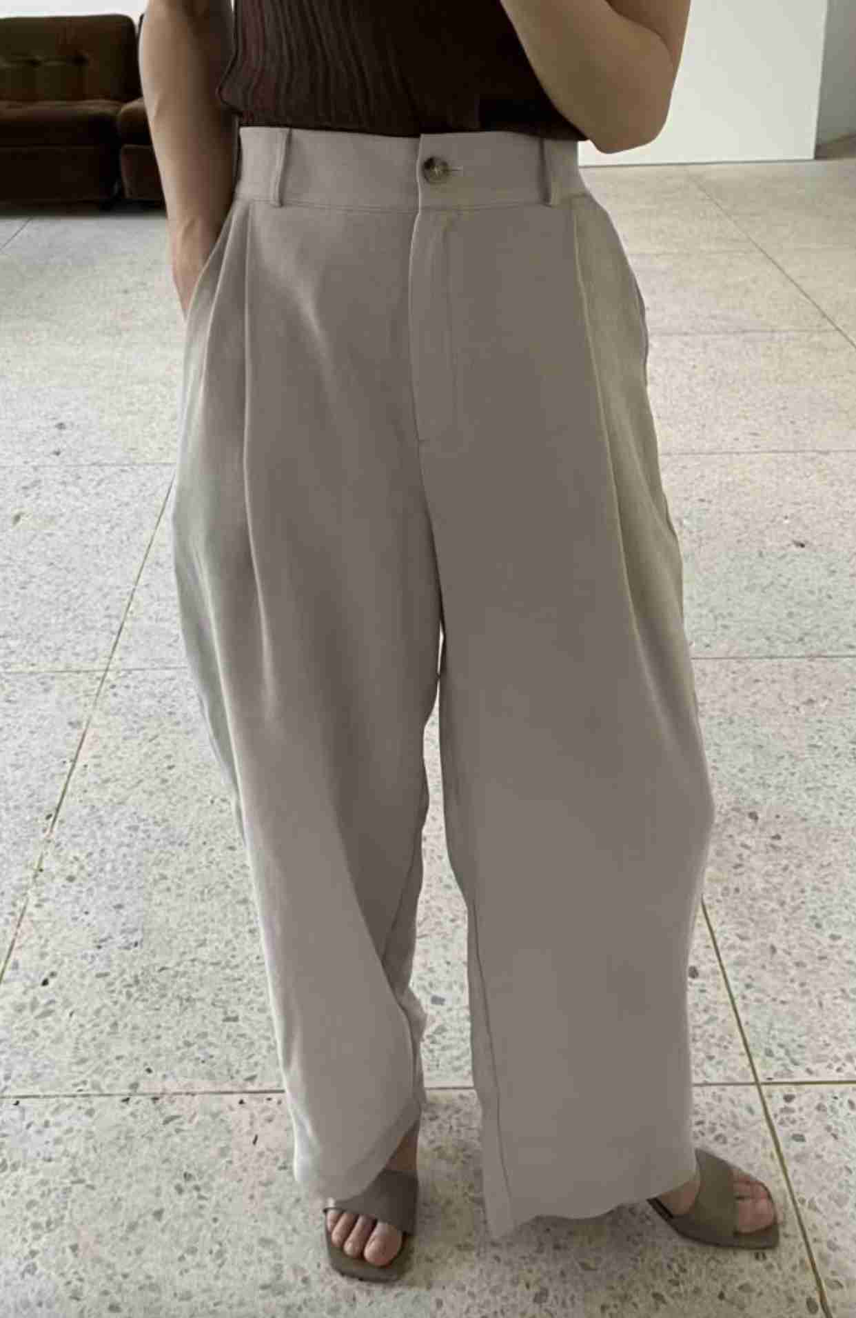 BRICK韓國直郵女士新品真品熱賣人氣推薦25春夏休閑職業休閑褲BRICK休閑褲