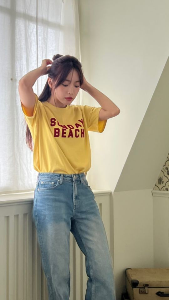 HEY/TO SEWING韓國直郵女士新品25春夏推薦時尚真品休閑T恤BY HEY/TO SEWINGT恤