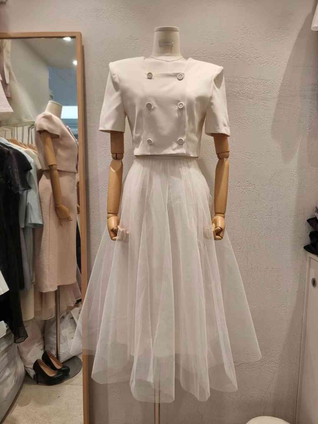 EEYOU韓國代購女裝新款職業25春夏休閑推薦人氣時尚真品套裝EEYOU套裝