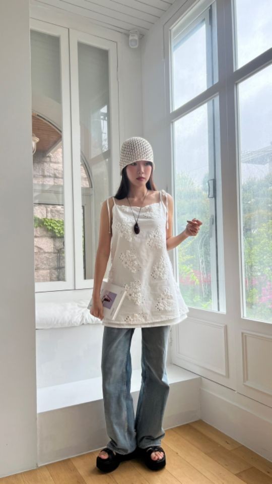HEY/TO SEWING韓國代購女裝新款推薦真品人氣時尚吊帶背心BY HEY/TO SEWING吊帶/背心