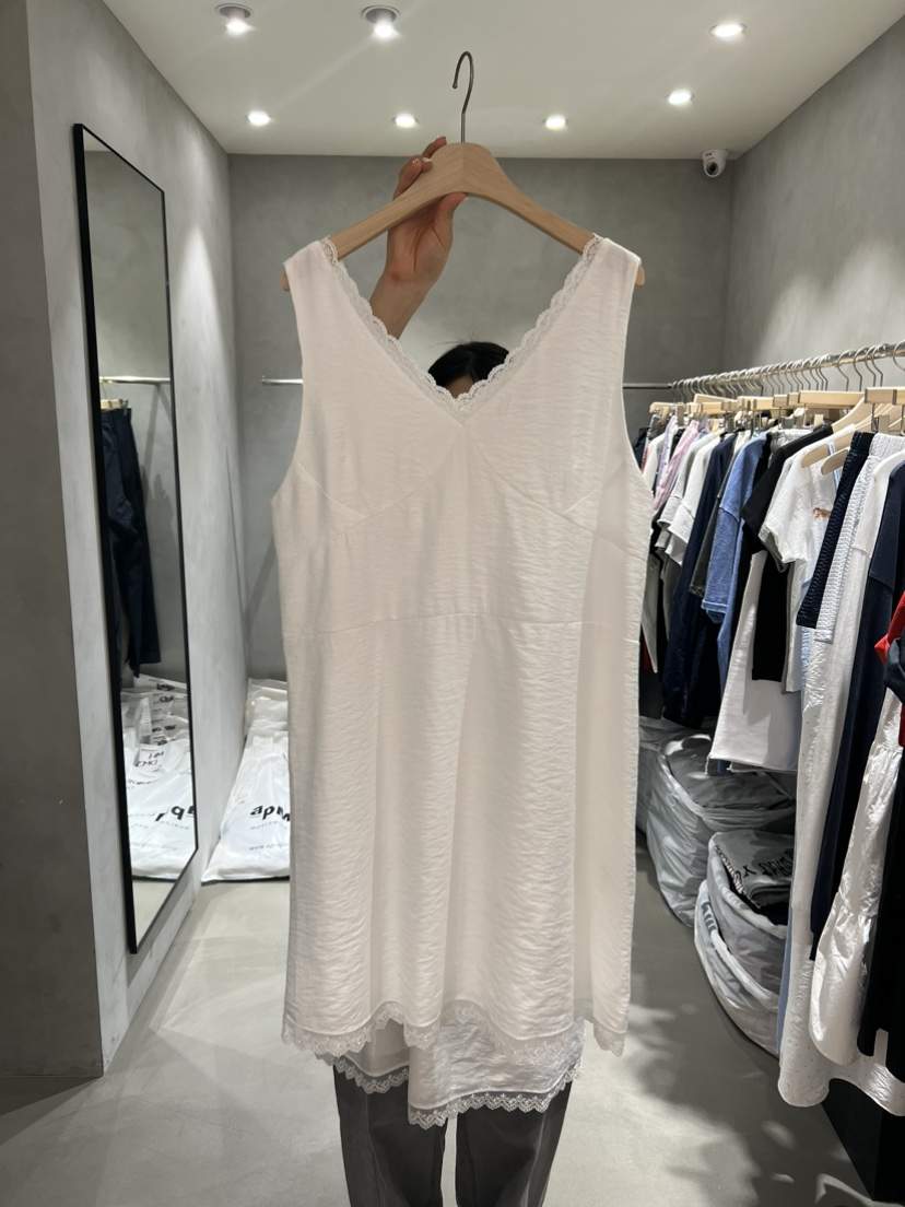 X-MOOD東大門代購女士新品熱賣人氣25春夏職業休閑連衣裙V領X-MOOD連衣裙
