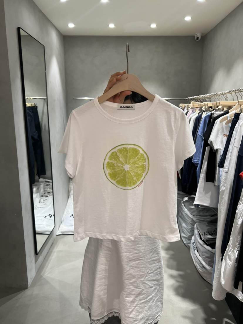 X-MOOD韓國代購女士新款真品推薦職業休閑人氣熱賣時尚T恤X-MOODT恤