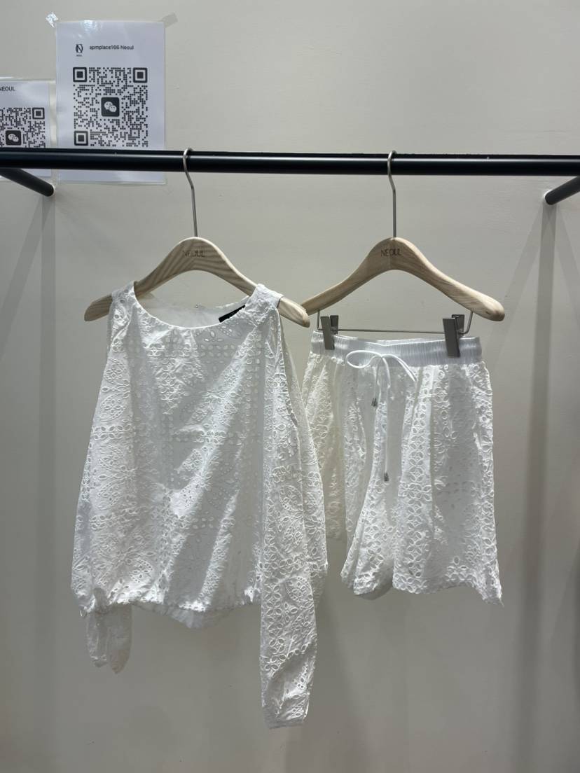 NEOUL韓國代購女裝新款休閑職業熱賣25春夏時尚真品推薦套裝NEOUL/ahin雙領標簽套裝