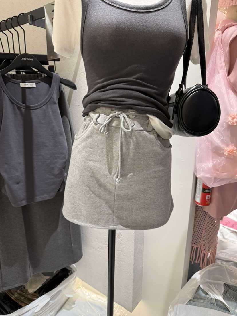 OVER NEAP東大門實拍女士新品真品職業25春夏推薦休閑短裙OVER NEAP短裙
