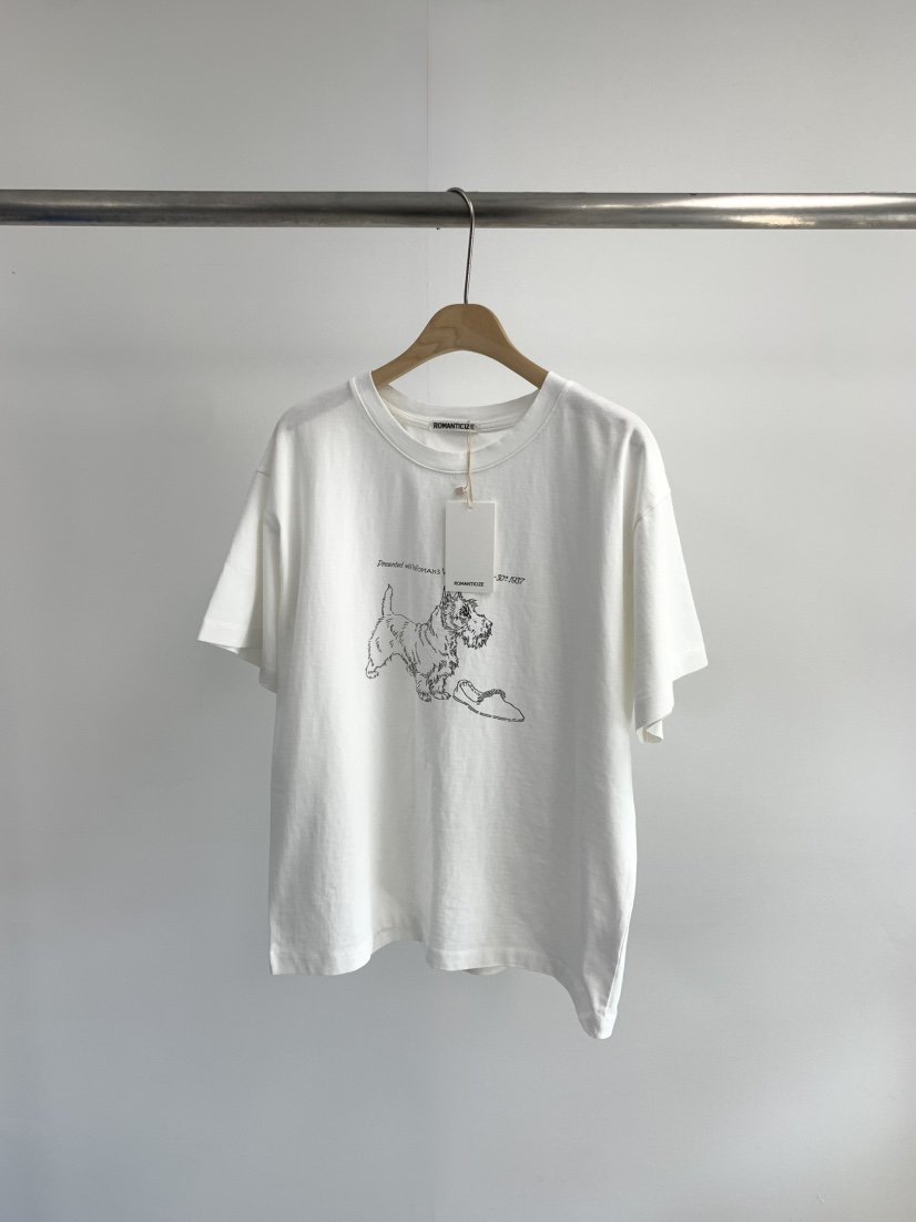 ROMANTICIZE韓國代購女裝新品時尚真品職業人氣25春夏休閑T恤ROMANTICIZET恤