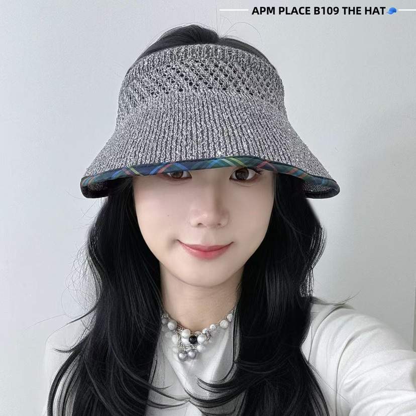 THE HAT-P韓國直郵女裝新品人氣真品25春夏時尚休閑帽子格紋THE HAT帽子