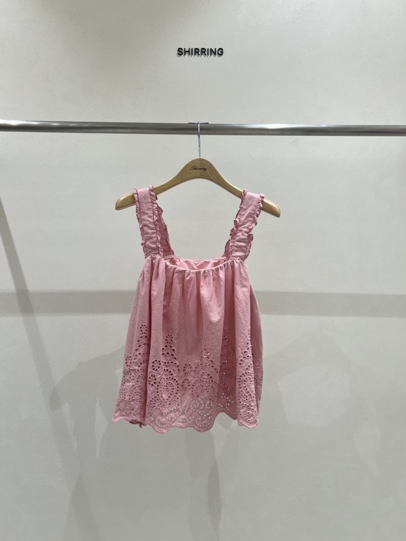 SHIRRING東大門實拍女士新款人氣休閑25春夏熱賣推薦吊帶背心SHIRRING吊帶/背心