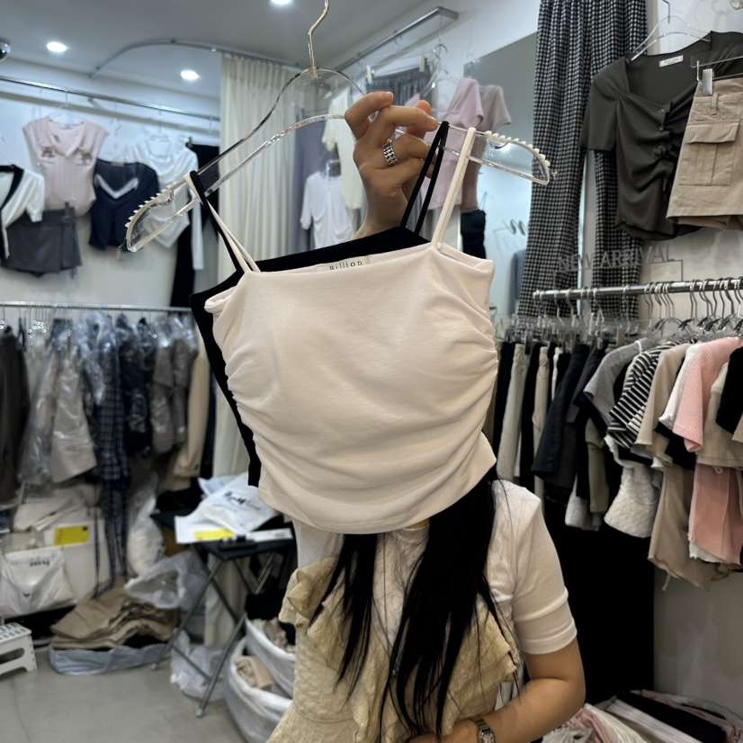 BILLION-L直郵韓國代購㊣女裝新款時尚人氣休閑推薦吊帶背心BILLION-L吊帶/背心